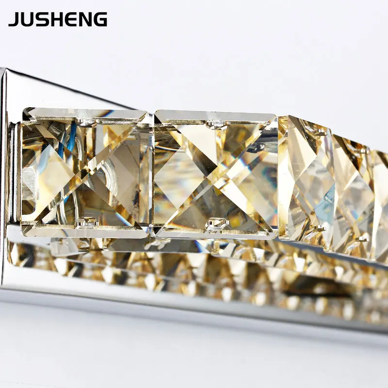 JUSHENG современные линейные Ванная комната светодиодный туалетное зеркало со