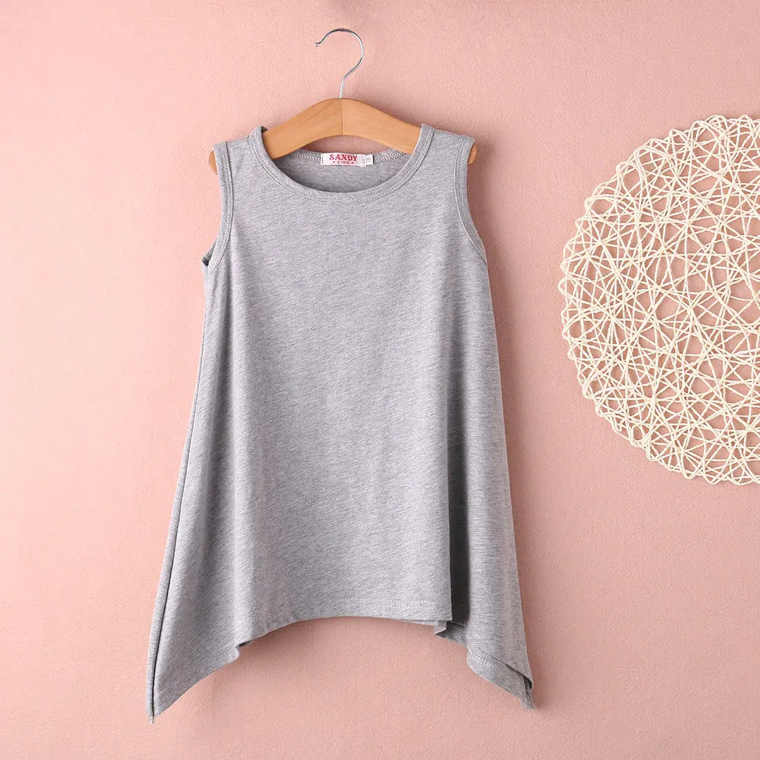 2016 New fashion Summer baby kids girls dress cotton sleeveless dresses children clothes vestidos infantis | Детская одежда и