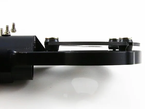 RCTIMER углеродное волокно 25 мм CNC трубка AntiVibe крепление двигателя черный красный