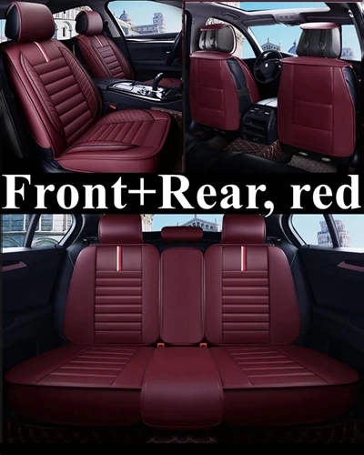 red standard Чехол на автомобильное сиденье для Jeep wrangler Renegade Grand Cherokee wrangler jk hyundai Solaris ix35 i10 i20 i30 i40 accent tucson Elantra - Название цвета: red standard
