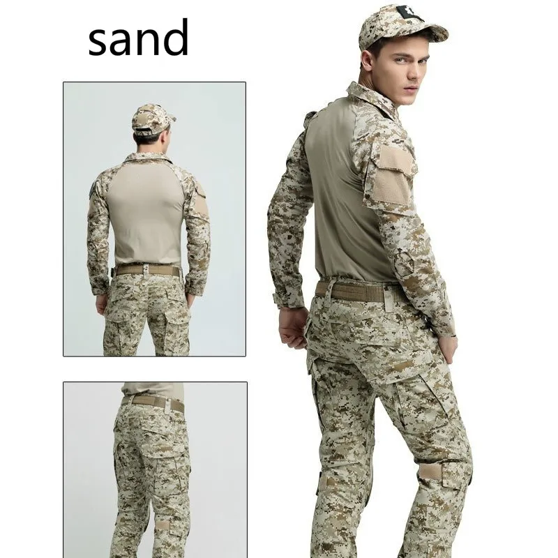 Уличный Камуфляжный костюм CS для военной тренировки лягушки камуфляжная