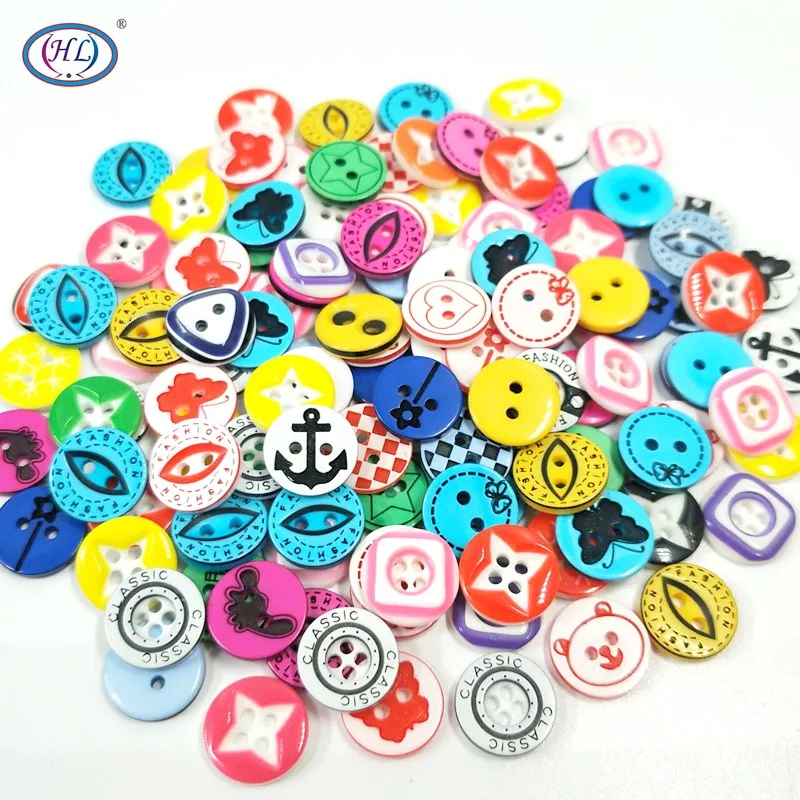 100 шт. разноцветные пуговицы из смолы 12 мм|sewing notions|resin buttonsbutton diy |
