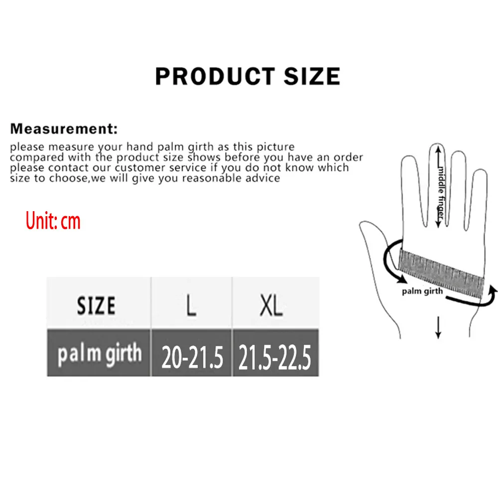 Cycling Anti-slip Anti-sweat Men Women Half Finger Gloves Breathable Anti-shock Sports Gloves MTB Bike Bicycle Glove L XL