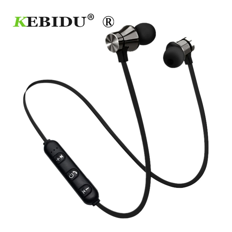 Спортивные наушники Kebidu Bluetooth 4 2 магнитная привлекательная гарнитура