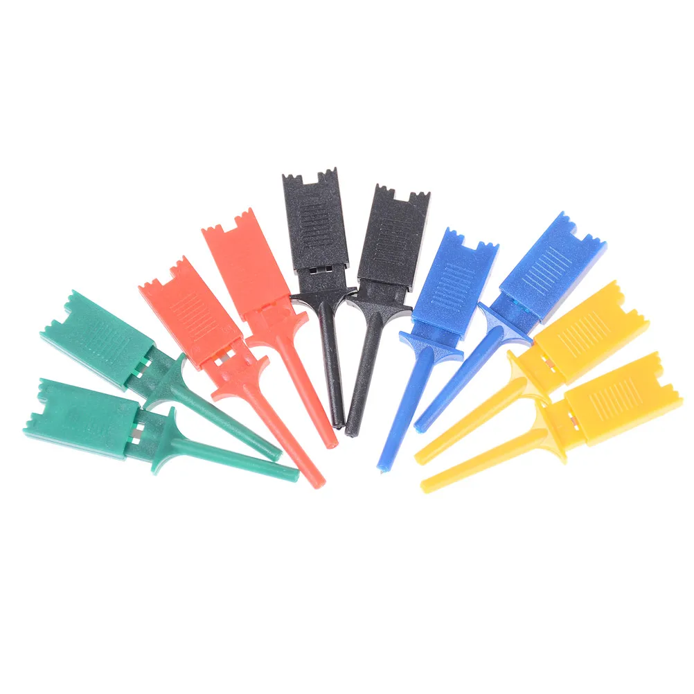 10 шт./компл. HELTC SMD IC 6 цветов Тесты крюк клипса для рулонов Тесты зонд