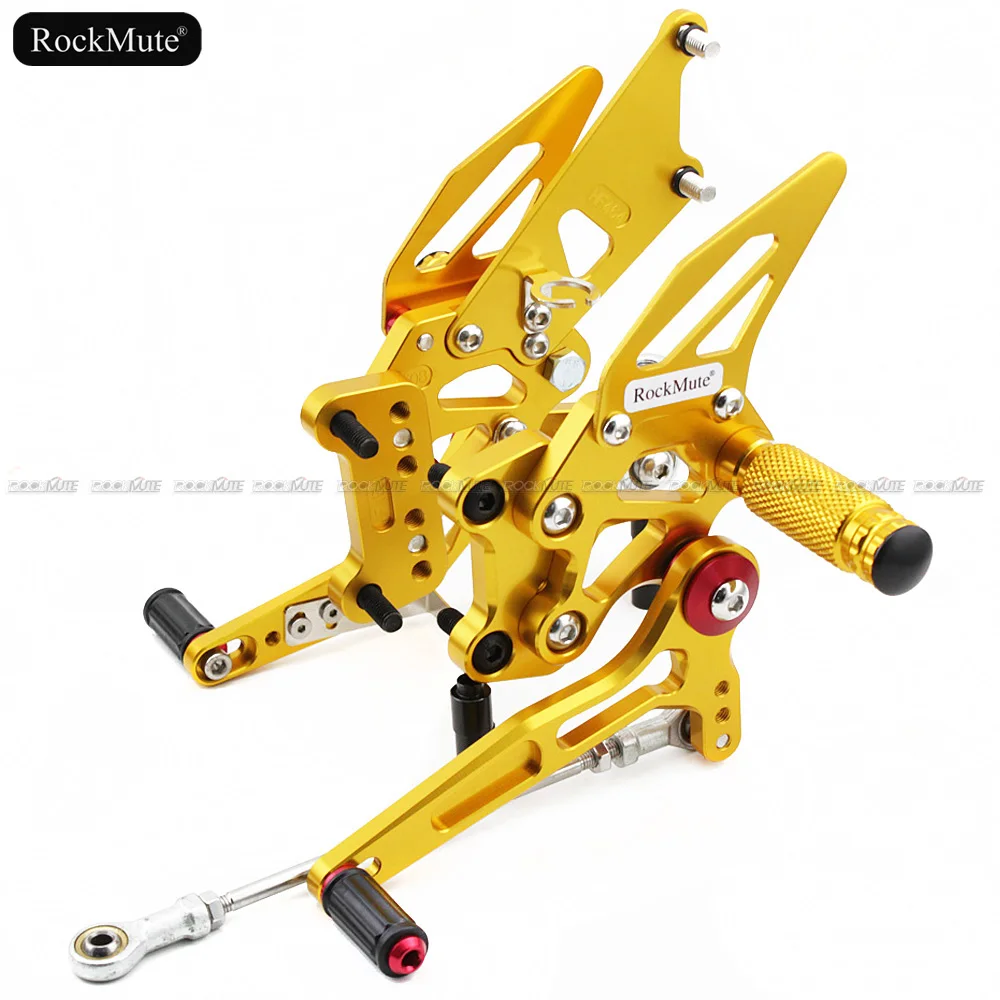 CNC алюминиевый мотоцикл Регулируемый Rearset задний Набор ножная педаль Подножка для KAWASAKI Ninja 250R 2008 2009 2010 2011 2012