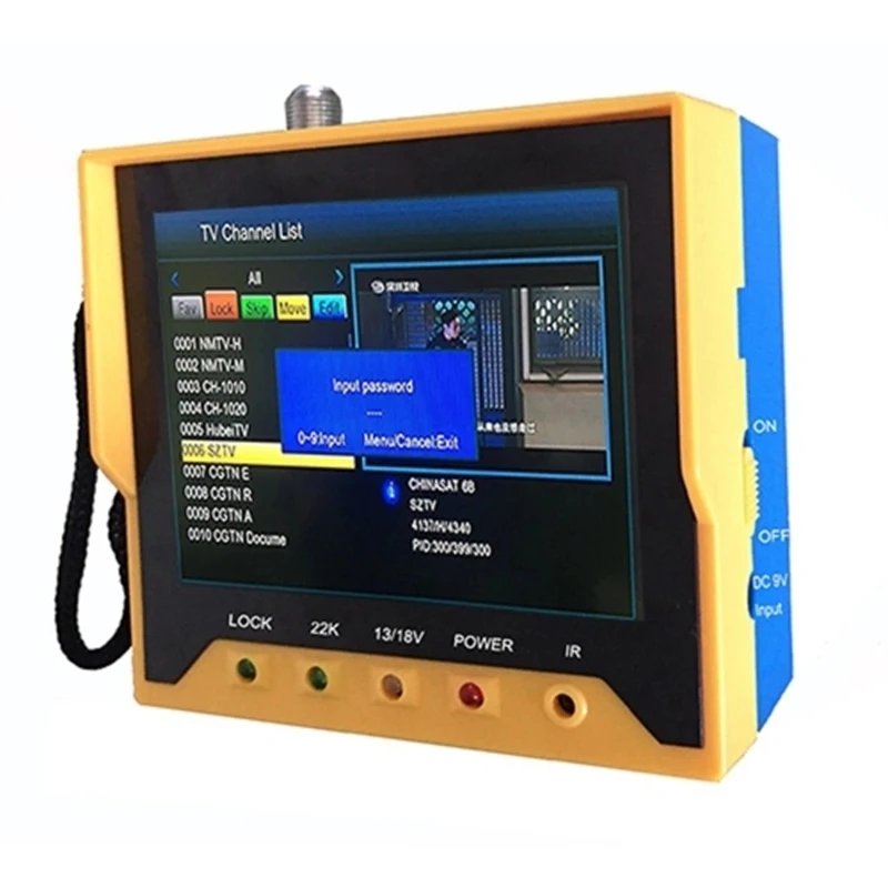 Kpt 356H 3 5 дюймов портативный многофункциональный Dvb S/S2 спутниковый искатель