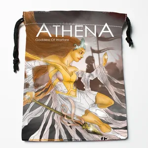 Лучшая сумка на шнурке Athena, Индивидуальная сумка для хранения с принтом, сумка компрессионного типа, размер 18x22 см, сумки для хранения