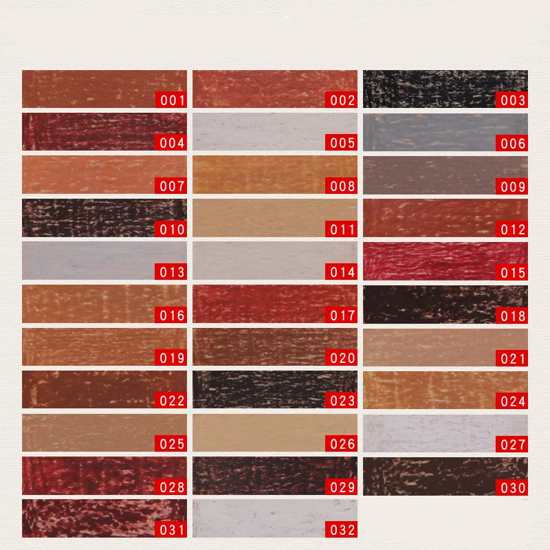 Набор восковых карандашей EZONE для ремонта пола деревянные композитные ремонтные