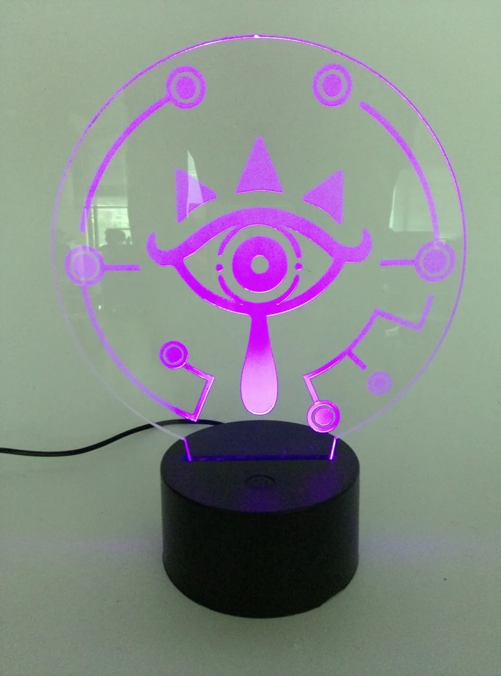 Ссылку храм значок визуальную иллюзию светодиодный 3D светильник Ночной