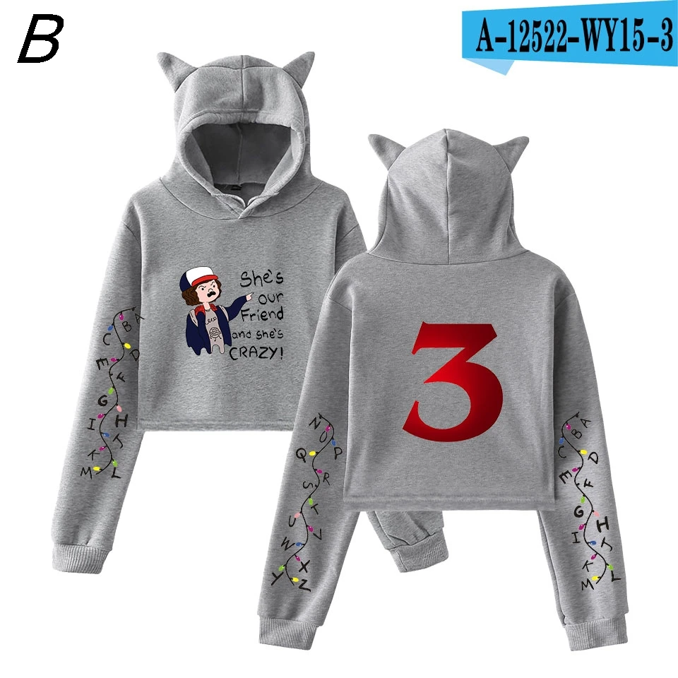 Оранжевый Необычные вещи 3 повседневные толстовки Vrouwen Kawaii Nieuwste модель принт Steve Толстовка Kitten в женские толстовки - Цвет: Оранжевый
