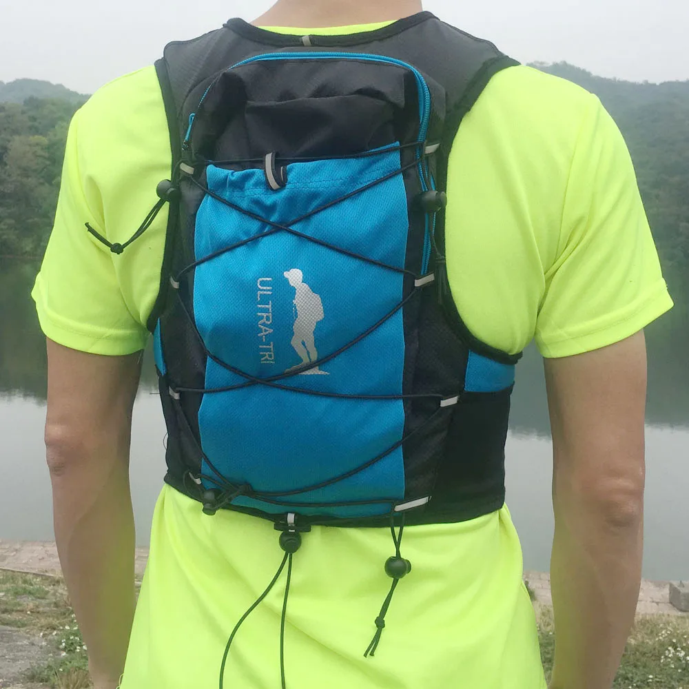 ULTRA-TRI рюкзак для бега с гидратацией, легкий жилет для марафона, походов, бега, Mochila, Спортивная уличная сумка 12л для мужчин и женщин