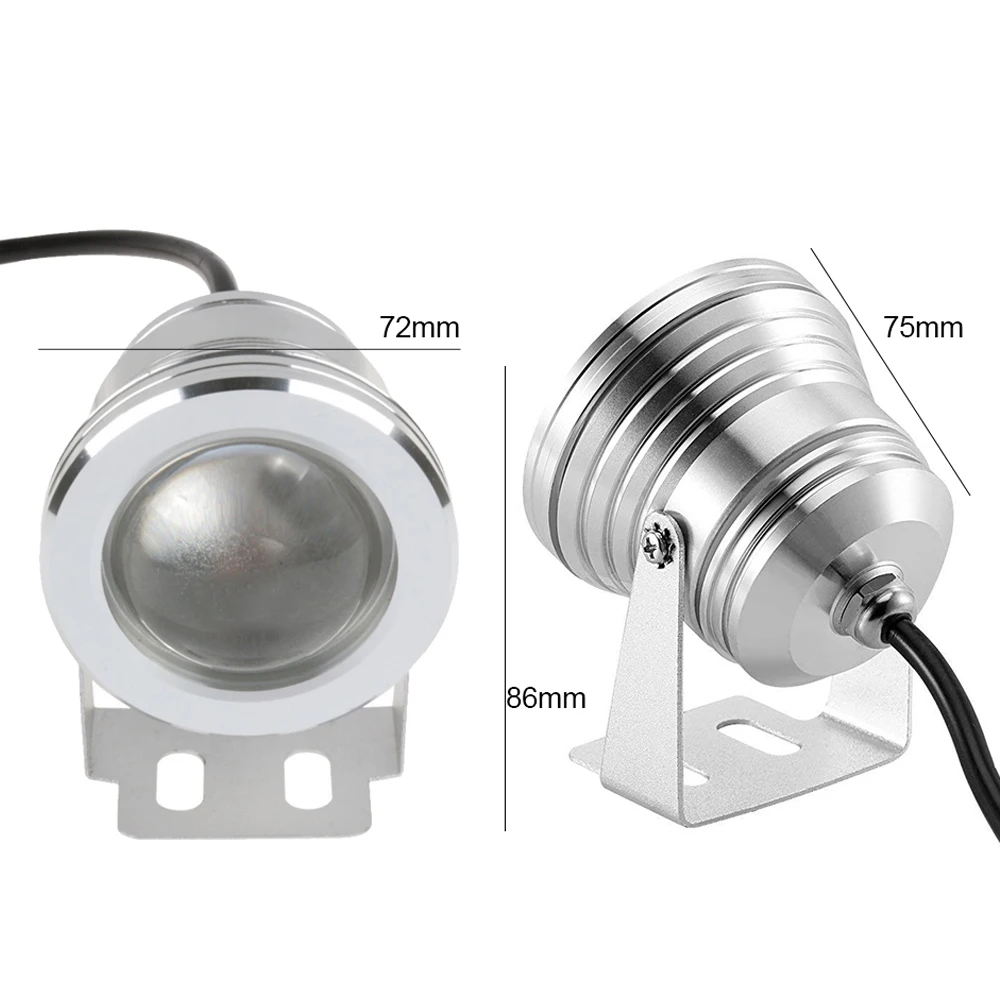 YWXLight AC/DC12V наружное Подводное освещение 10 Вт RGB LED точечное прожектор лампа IP67