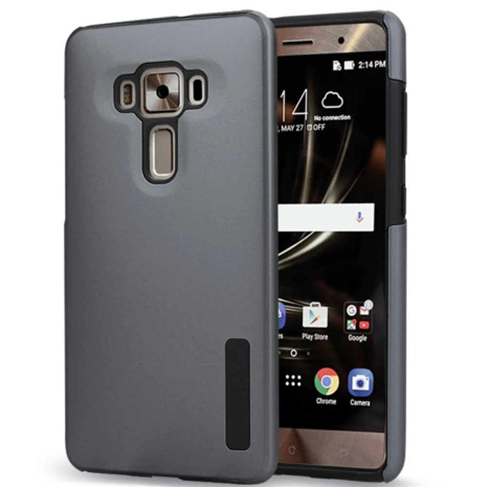 Для Asus Zenfone 3 Laser ZC551KL чехол тонкий гибридные Двойные слои противоударный ЗАЩИТНИК