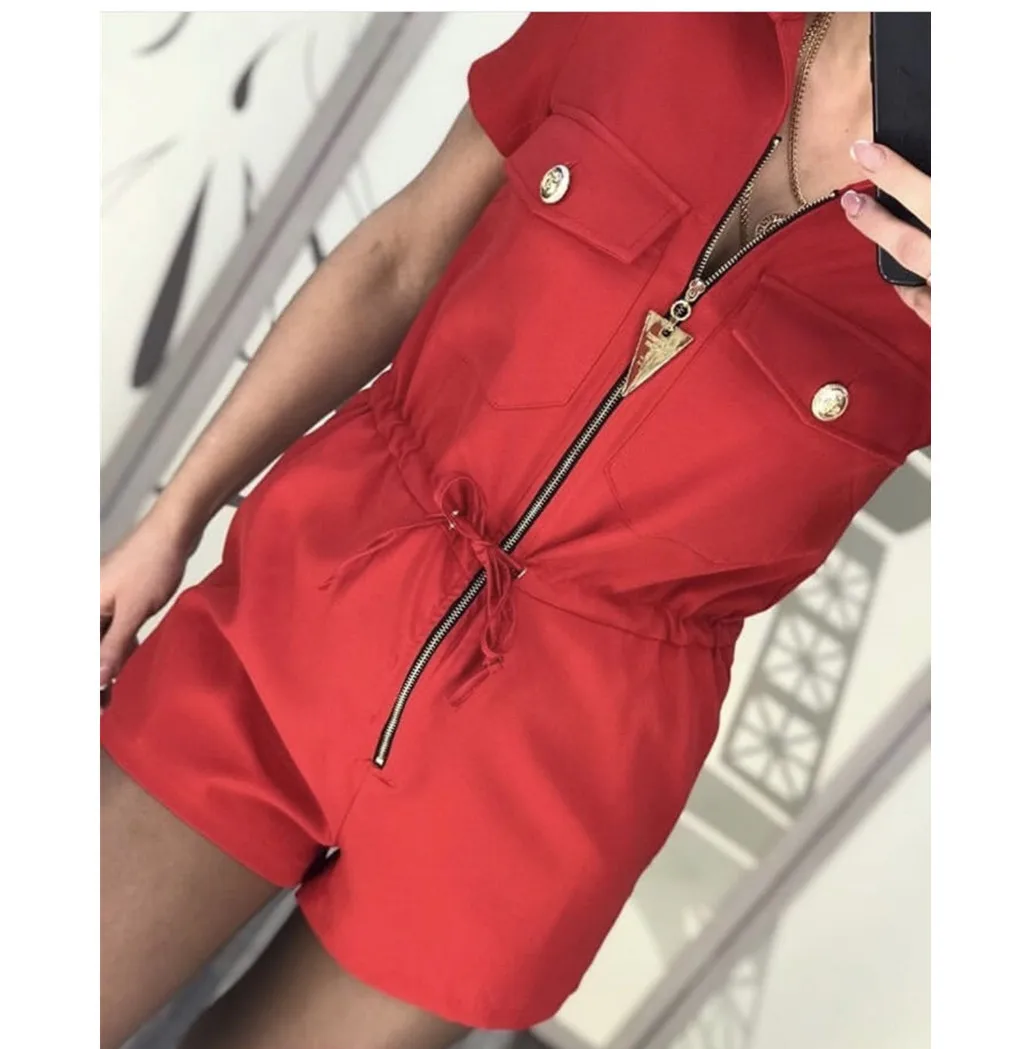 Summer Playsuit Women Romper Spaghetti Strap Tassel Rompers Womens Jumpsuit Combinaison Short Femme | Женская одежда