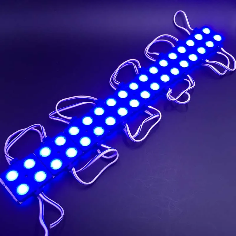 Водонепроницаемый светодиодный модуль 20 шт./лот IP65 SMD5630/5730 4 светодиода 12 В