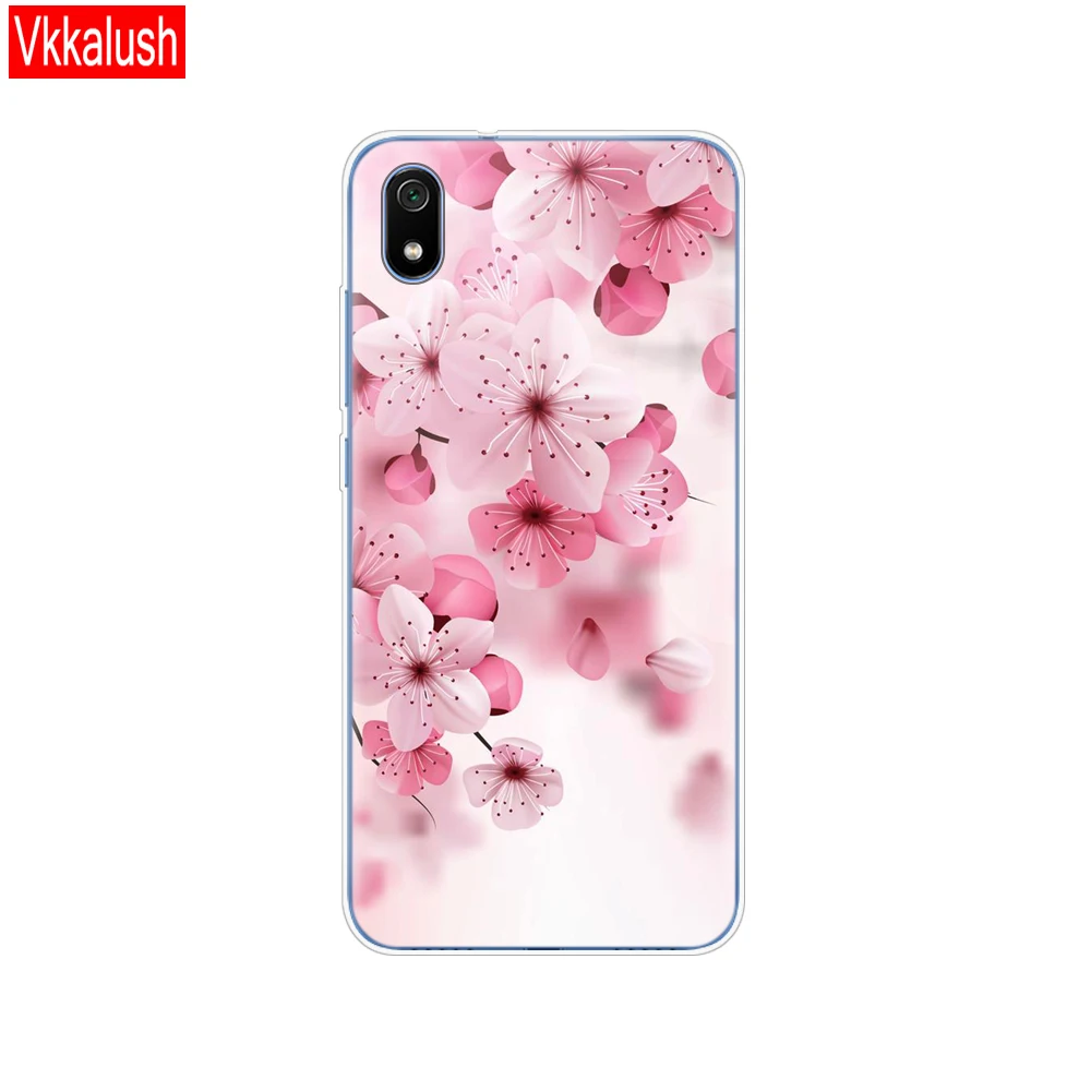 80050 Силиконовый чехол для Xiaomi Redmi 7a, чехол s, полная защита, мягкая задняя крышка из ТПУ для Redmi 7 A, чехол-бампер для телефона - Цвет: 80050