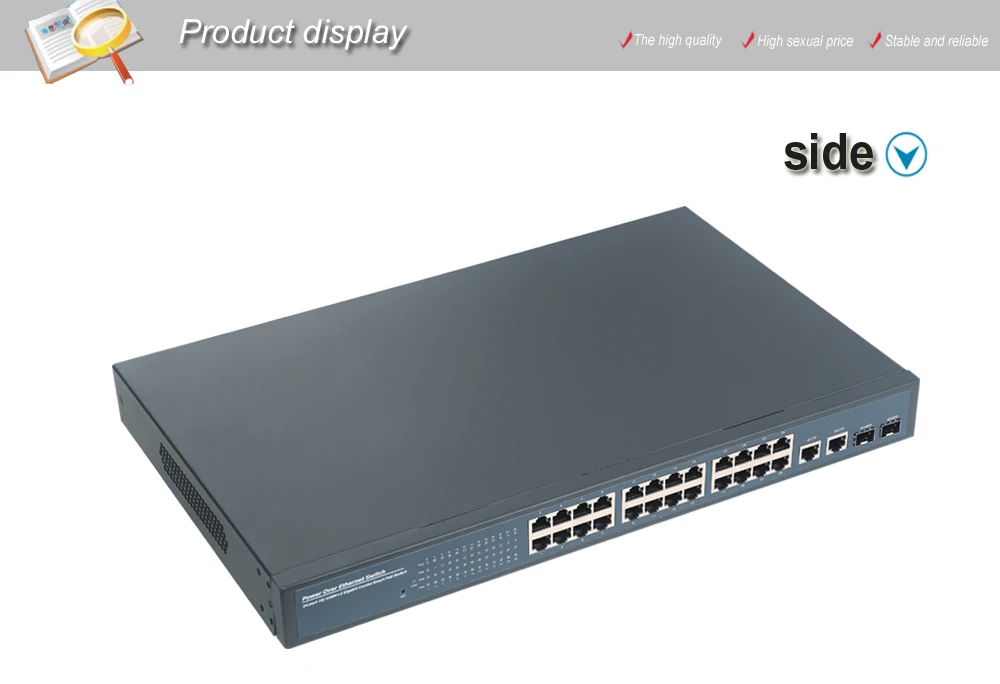 TS6118P 16 портов 10/100+ 2 Giga rj45+ 2 Giga для программирования в производственных условиях 24 v коммутатор питания через ethernet