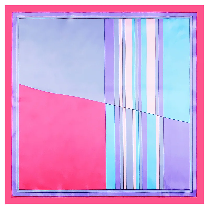 Женские шелковые шарфы в китайском стиле квадратные Европейском весна лето 2018| |