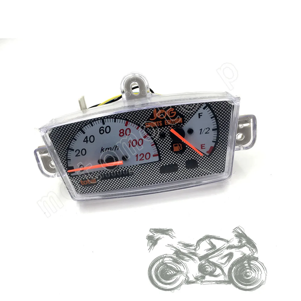 120km Мотоциклы метр мотоциклы 60 км 120 км спидметр мотоцикл км для YAMAHA JOG 50/ - Цвет: 120km