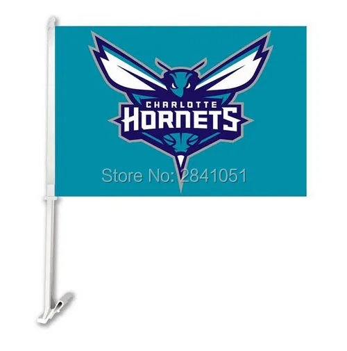 2PC Charlotte Bobcats Car Flag 12"x18" Custom USA Any Team | Дом и сад