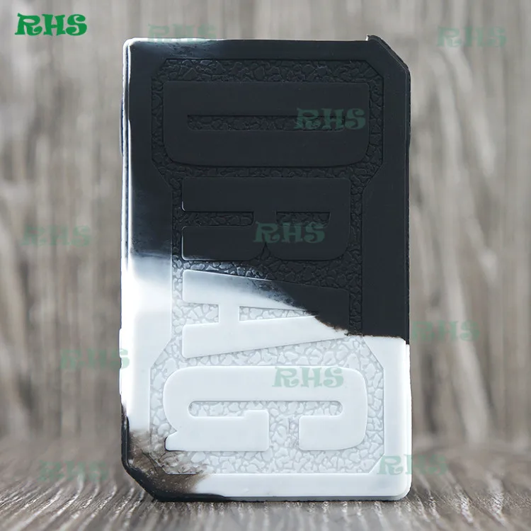 black white RHS VOOPOO Drag 157W силиконовый чехол, толстый защитный чехол для Drag 157w mod, пылезащитный чехол - Цвет: black white