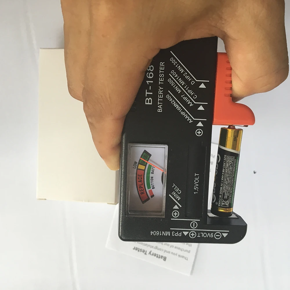 Измеритель заряда аккумуляторов BT168 AA/AAA/C/D/9 В/1 5 в|volt tester checker|tester checkervolt checker |