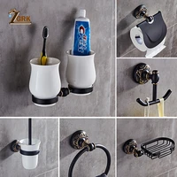 zgrk paper holders euro style bathroom accessory space aluminum black spray paint bath hardware set bathroom fitting towel ring