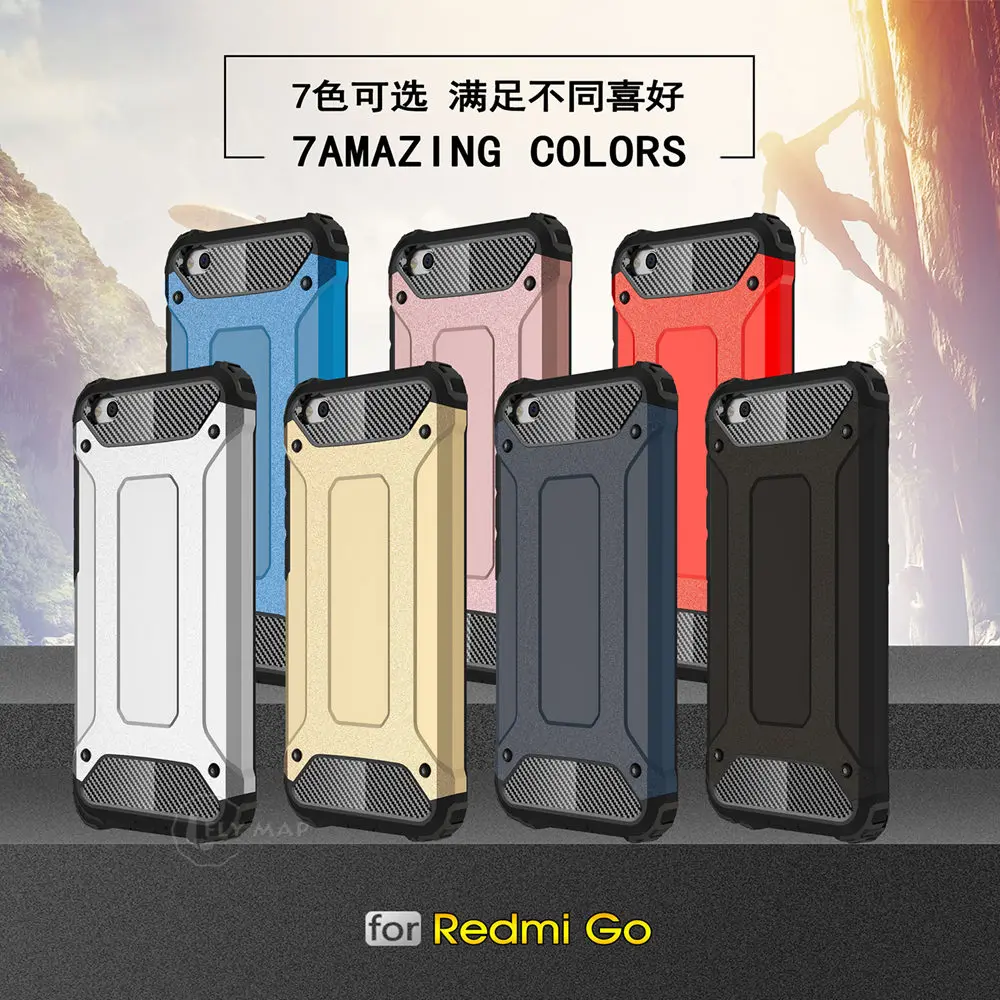Защитный чехол для Xiaomi Redmi Go силиконовый Жесткий защитный телефона Xiao Mi Red RedmiGoCoque