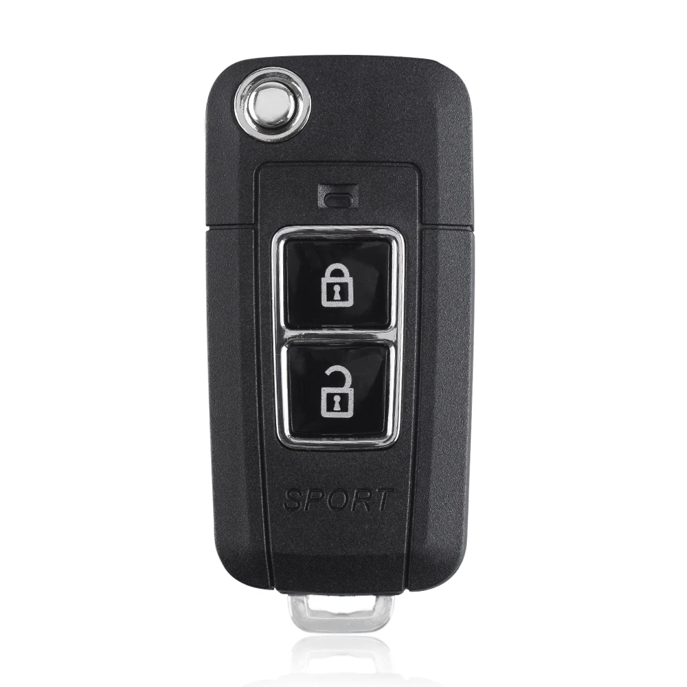 KEYYOU 2 Buttons Modified Flip Folding Remote Key Case Shell For Toyota Yaris Highlander Prado Camry Keyless Entry Car | Автомобили и