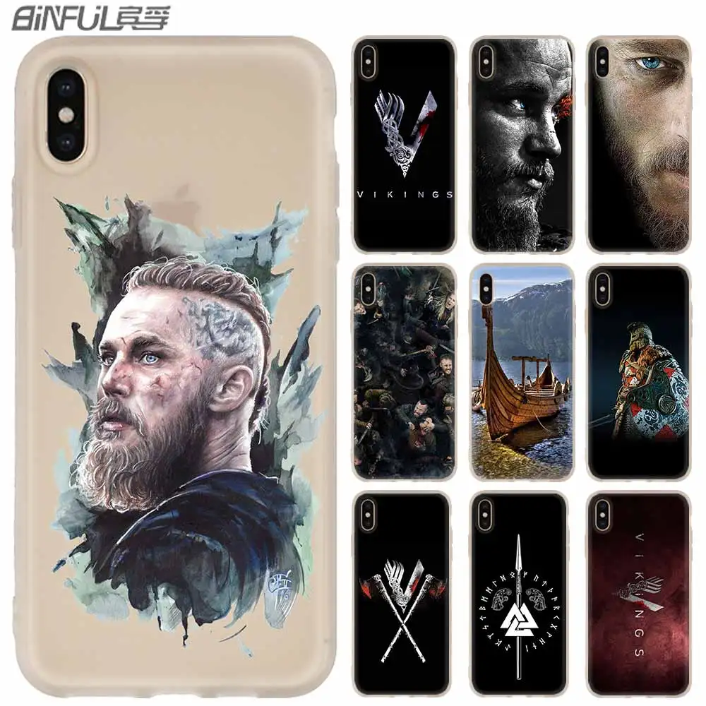 Мягкий чехол с логотипом серии vikings для iPhone 12 11 Pro X XS Max XR 8 7 6 Plus 5s SE 2020 S 1 Mini|Бамперы| |