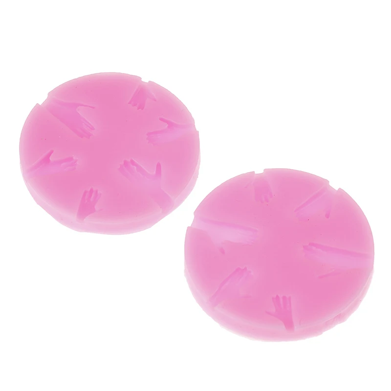 3D человеческая ручная силиконовая форма для вечеринки кекс инструменты