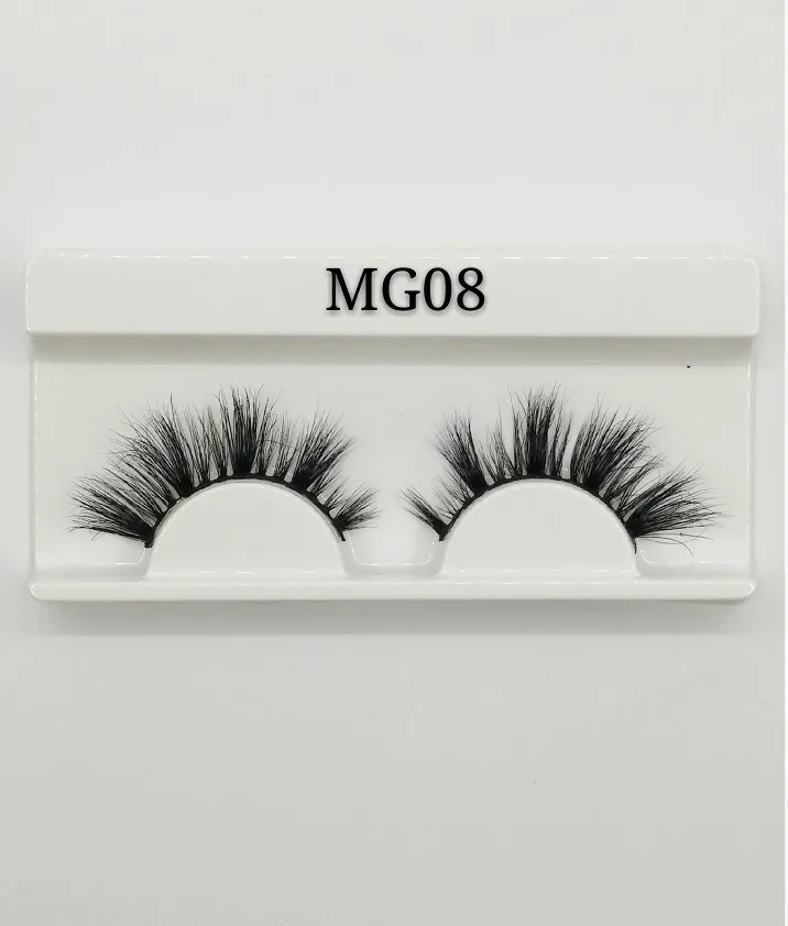 MG08 DEEP EYES 10 пар 10 boxesExtra длинные 25 мм норковые ресницы 3D норковые ресницы ручной работы - Цвет: MG08