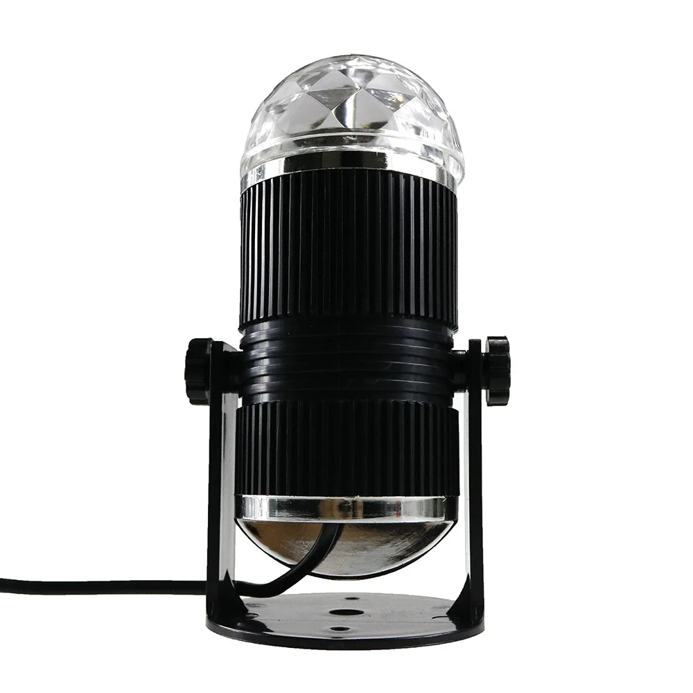 Голосовое управление RGB LED сценический свет профессиональный диско шар Авто