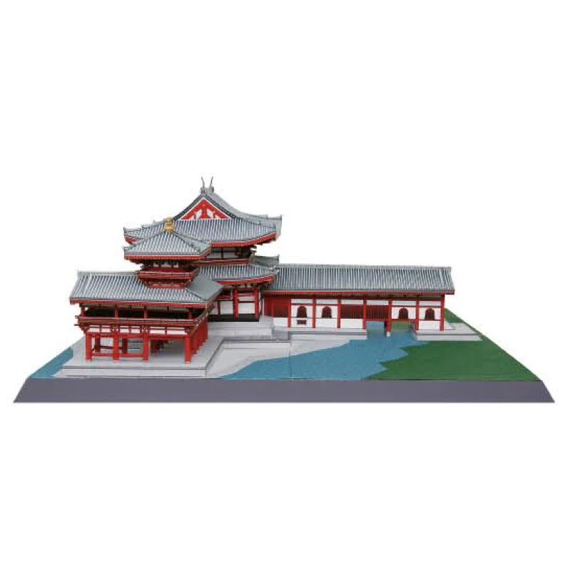Byodoin Феникс зал, Япония Ремесло Бумажная модель архитектура 3D DIY образования игрушки ручной работы для взрослых игра-головоломка