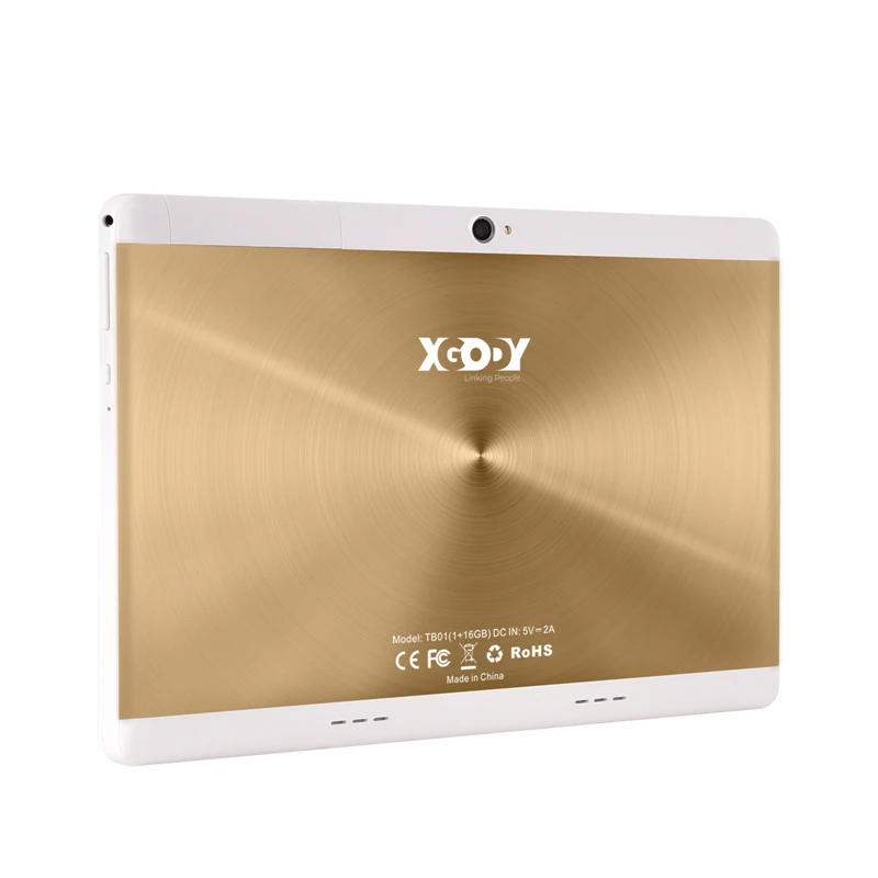 XGODY 3g 10,1 планшетный ПК фаблет 10,1 Android 7,0 1 Гб оперативной памяти, 16 Гб встроенной памяти, 1280*800 5MP двойной Камера Bluetooth, Wi-Fi, 5000 мА/ч, Телефонный звонок Планшеты