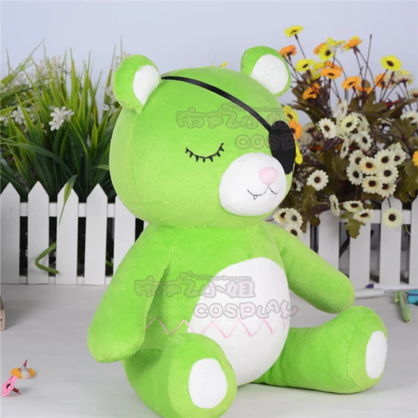 СУПЕР SONICO АНИМАЦИЯ Зеленый медведь кукла куклы плюшевые Игрушки милый Косплей