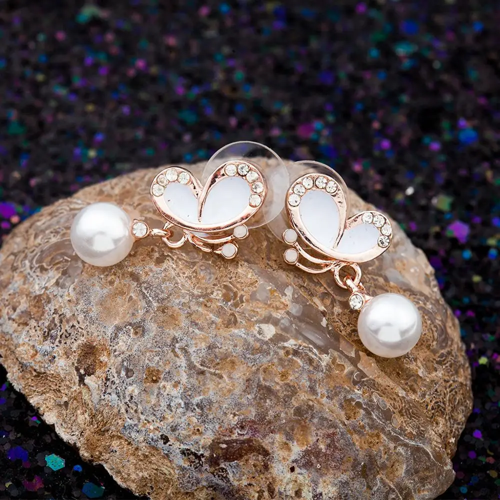 Производители продают Висячие серьги бабочки две модные темпераментные