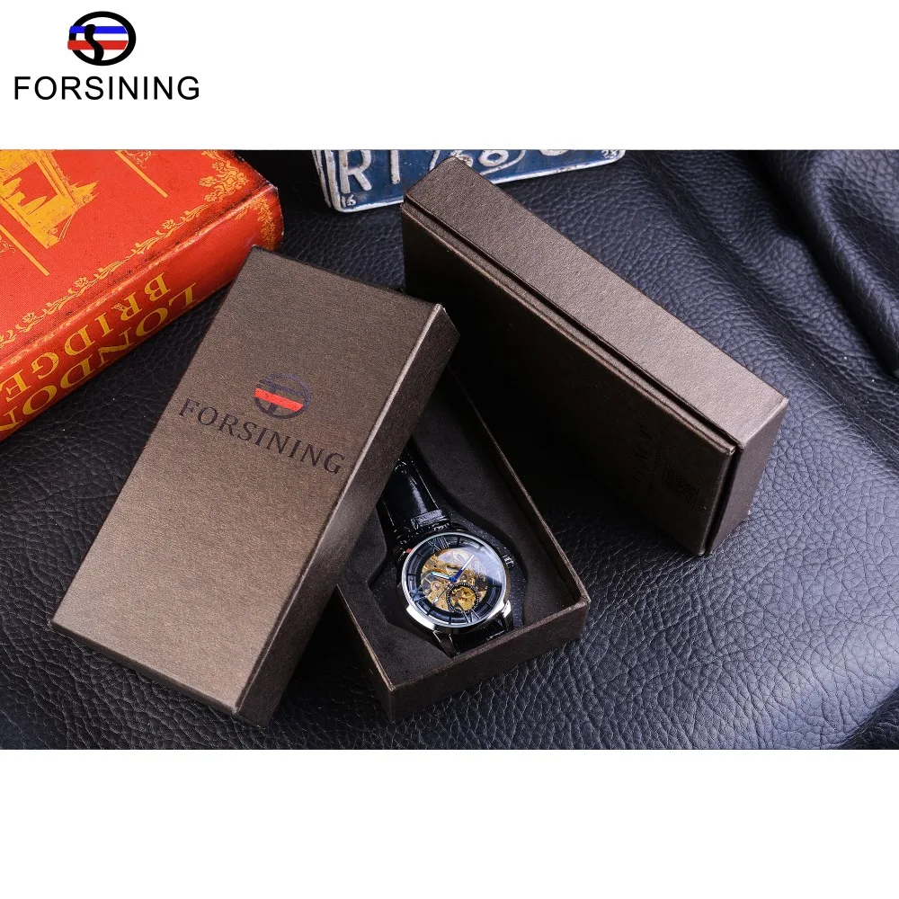 Forsining модные гоночные минималистичные прозрачные Дизайнерские мужские