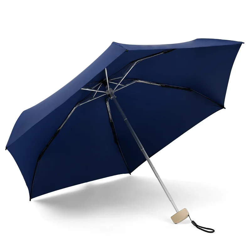 Карманный мини зонт с защитой от УФ лучей Женский Ветрозащитный прочный 5