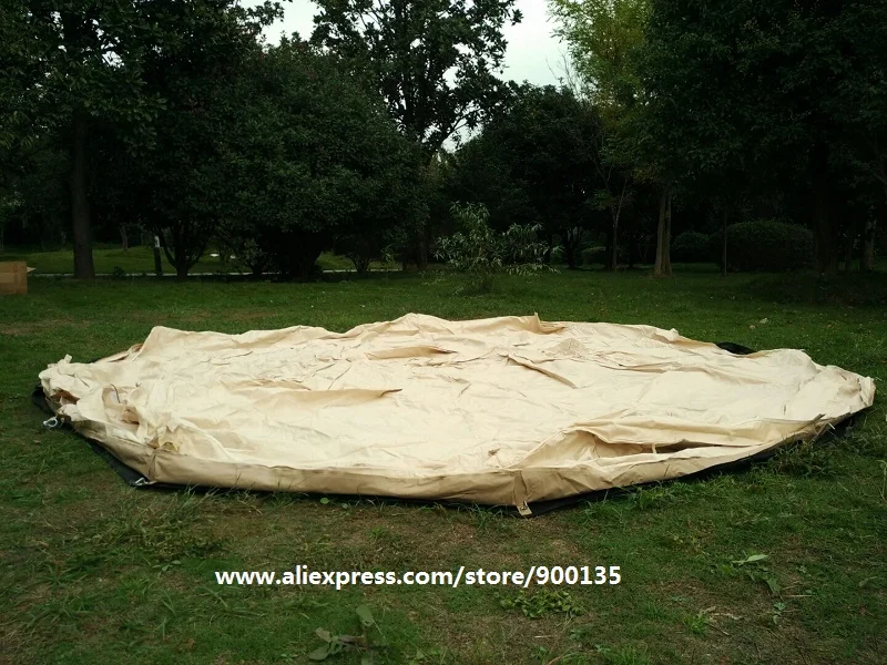 Водонепроницаемый портативный черный коврик для тента | Спорт и развлечения