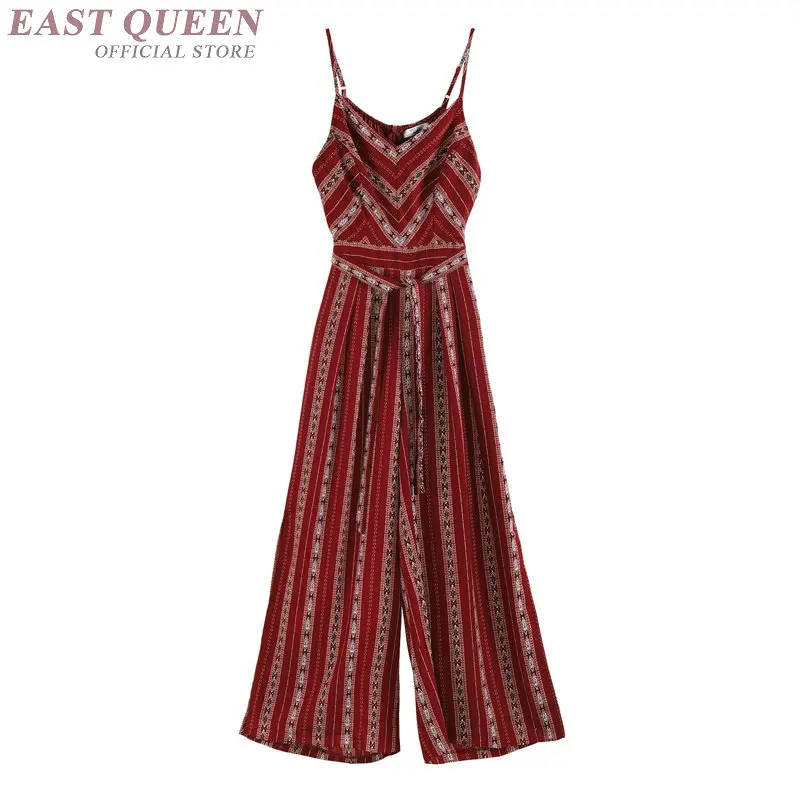 Комбинезоны для женщин boho Хиппи мексиканский элегантный пеньюар для женщин Элегантный пляжный Модный комбинезон для женщин KK2240 Y - Цвет: 1