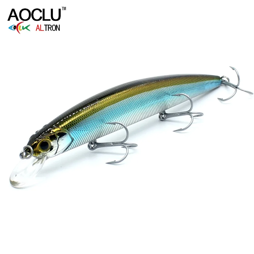 AOCLU Jerkbait воблеры 8 цветов 13 см 20 0 г жесткая наживка гольян Кривошип приманки для