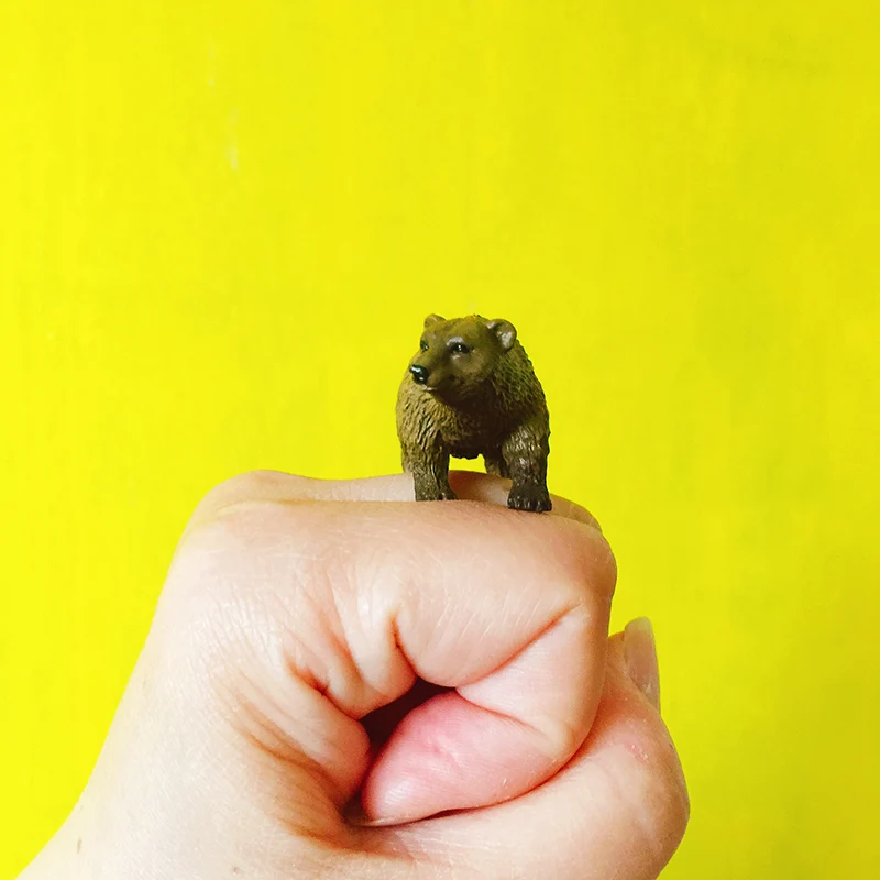 Распродажа ~ 1 шт. коричневый медведь/Сказочный Садовый Гном/мох Декор