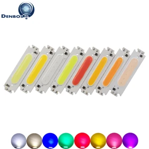 Горячая Распродажа большая акция 60 мм 15 мм Светодиодная лента COB источник светильник moudle красочная Светодиодная лампа COB 12 В постоянного тока 2 Вт FLIP Chip для DIY авто лампы