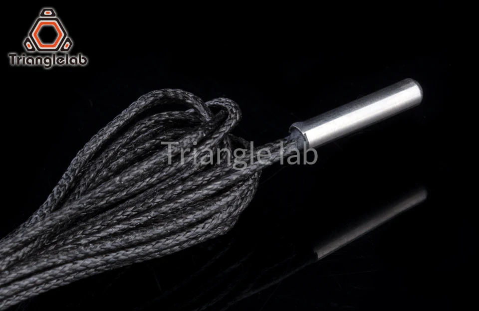 Trianglelab PT1000 термистор картридж для 3D принтера E3D вулкан/v6 нагреватель Блок до 450C PEEK PEI PT100 печати