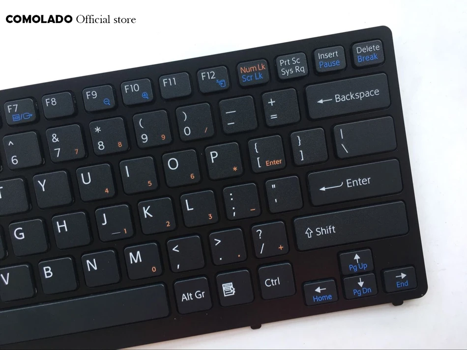 Английская клавиатура для Sony Vaio VPC-CW VPC CW VPCCW CW16EC CW18FC CW26EC CW28EC CW2S3C CW2S6C черно-белая