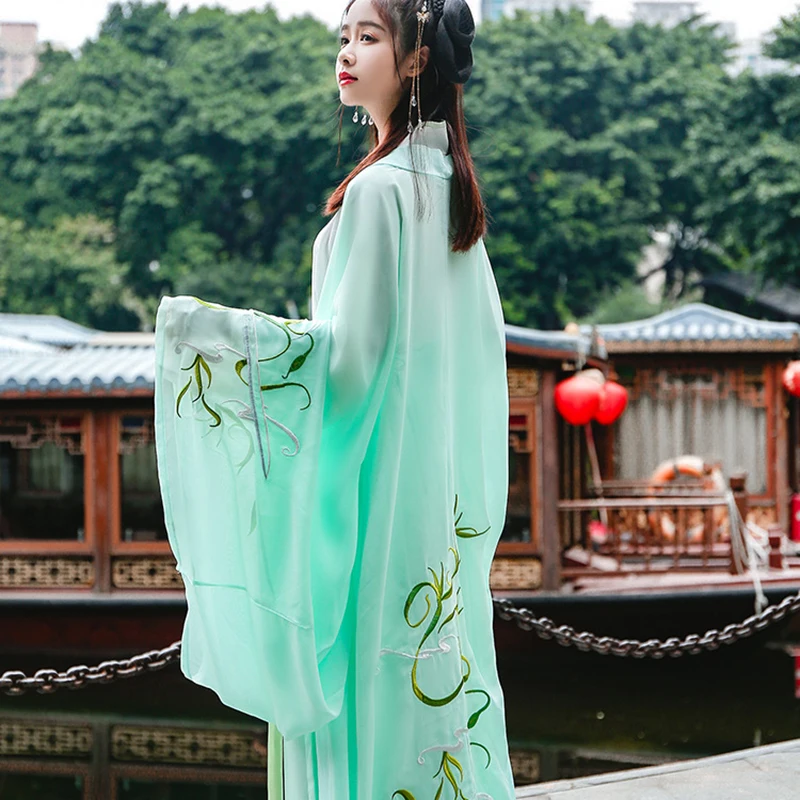 Hanfu древний костюм национальный для женщин hanfu Фея китайская династия платье