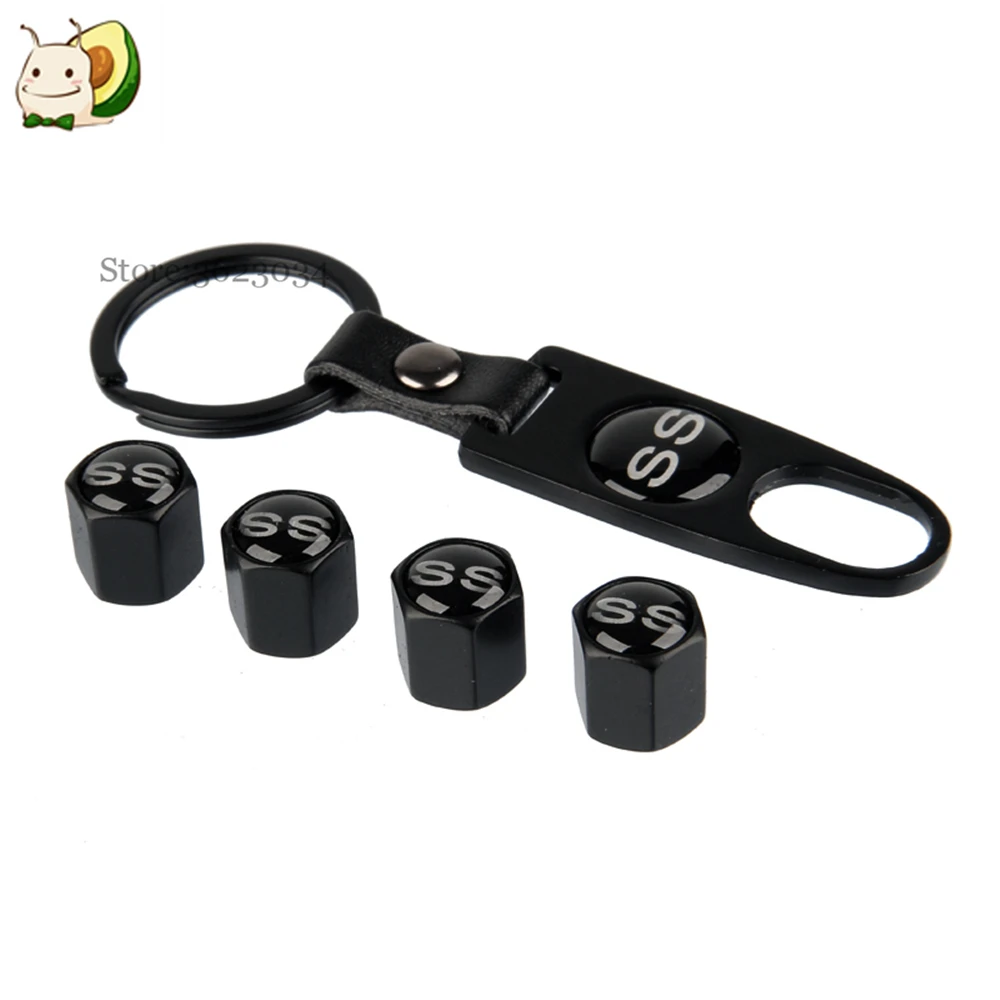 Колпачки для клапанов шин колесо Шпиндельный SS логотип Chevrolet Captiva Cobalt Camaro Orlando Spark