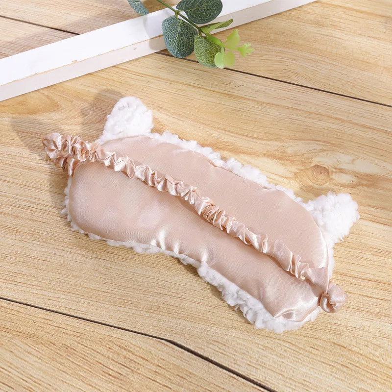 1 шт. овечья повязка на глаза для сна черная маска сна|Устройство ухода за кожей